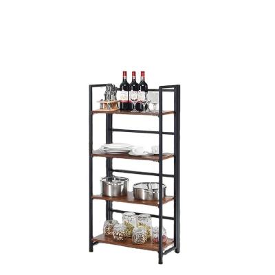 China 4 tier folding shelf walmart workable bookcases for sale