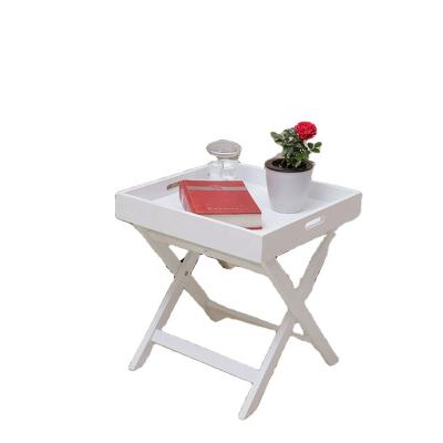 China Modern Removable Coffee Tray Table Foldable Wood Tray Table In Stock for sale