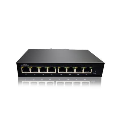 China Solar Poe Switch 8 Port 10/100/1000M Poe Managed Smart Switch Poe Power Supply Security Transmission 16Gbps for sale