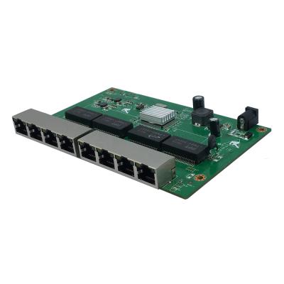 China Port POE 8 Gigabit WEB Managed PoE Switch PCB Board Reverse Support GPON EPON SOLUTION PROVIDER for sale