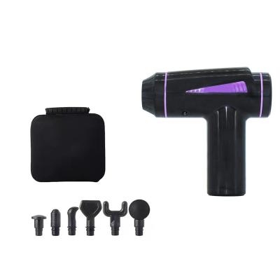 China Mini Massager Gun Black Popular 10mm Deep Tissue Percussion Muscle Quality Body Mini Massage Gun With C Type Charger for sale