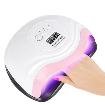 China Jinyi BQV7 168W LED Gel Sensor Digital Screen Display Nail Fast Cure Intelligent Four Speed ​​Timing UV Led Lamp For Manicure for sale