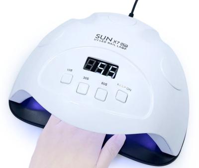 China Eco-friendly SUNX7 Plus Dual Light Source 90W Nail Salon Lamp 2021 42 PCS Beads Manicure Machine for sale