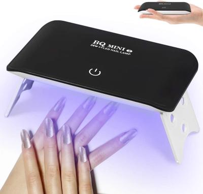 China BLUEQUE Mini2 36W Small Mini Black UV LED Nail Curing Lamp UV Gel Nail Art Tools LED Curing For Fingernail&Toenail for sale