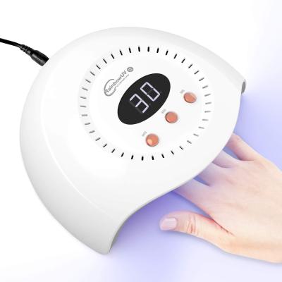 China 2020 Wholesale Portable Mini Rainbow 12 Heat Dissipation 24w Internal Gel Nail Lamp With 3 Timer Settings For Nail for sale