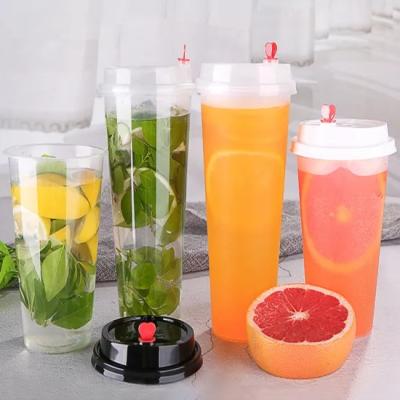 China PLA Single Wall Degradable Disposable Cold Drink Packaging Juice Beverage Cup Biodegradable Product Pla Cups for sale