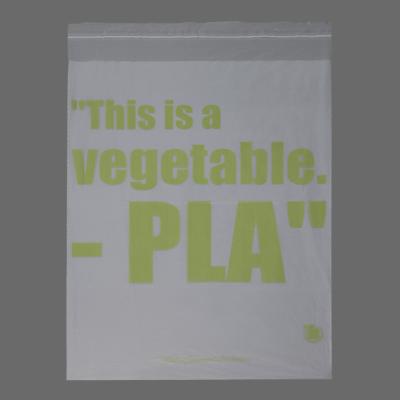 China Biodegradable Degradable Food Package Plastic Bag PLA Bag All Biodegradable Self Adhesive Bag for sale