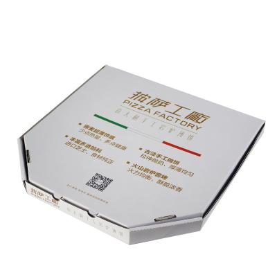 China Recyclable Custom Printing Folding Frozen Color Box Pizza Box Take Out Package Custom Cardboard White Tile Box for sale