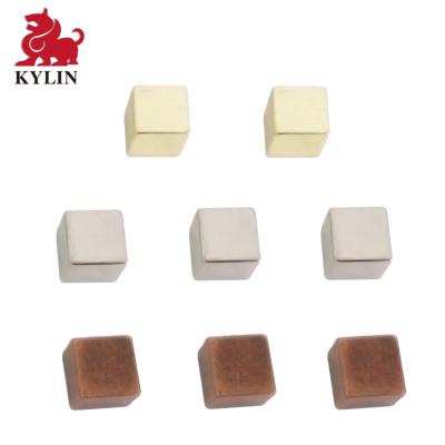 China Customized high quality entertainment wholesale metal cube metal resource for board game for sale