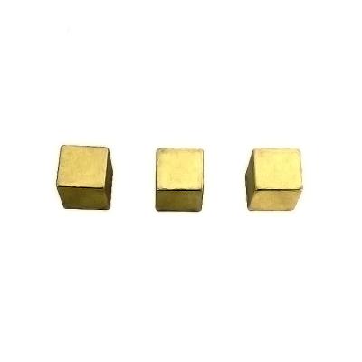 China Competitive Price Supply Metal Cube Board Game Props Accessories Metal Zinc Alloy Cube for sale