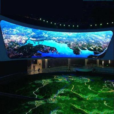 China Indoor Video Curved Indoor P3 Soft Module Flexible LED Advertising Screen for sale