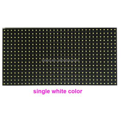 China P10 outdoor outdoor smd 3528 single color led panel /one color led display module for sale