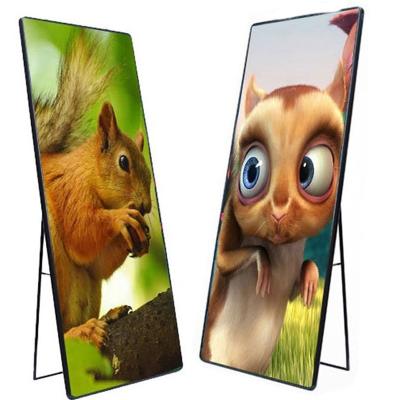 China Indoor Outdoor Video Display Function P4 P5 LED Poster Display Screen Advertising LED Video Screen for sale