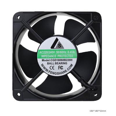 China Hotels AC Fan Made in China High Quality Low Noise Brushless Cooling Fan18060 180*180*60MM for sale