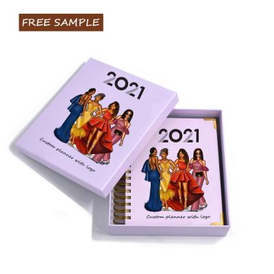 China Planner 2021-2022, Monthly Calendar Planner Hardcover Monthly Free Sample Custom Hardcover Notebook Notebook for sale