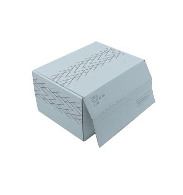 China Lovely Design Small Recyclable Luxury Suede Hat Folding Packaging Boxes For Clothing for sale