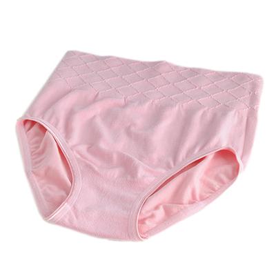 China OEM Logo Organic Bamboo Fabric Seamless Women's Body Shapers Antibacterial Control Waist Tummy Lifter Butt Panties Custom Made for sale