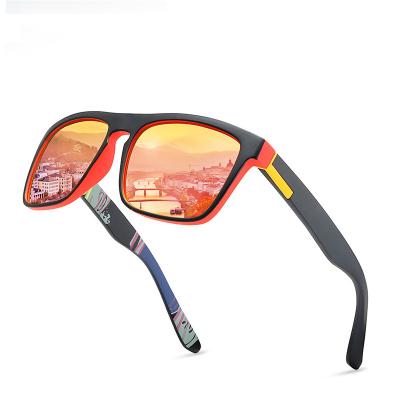 China New Amazon Sunglasses 2022 Hot Sale Sun Glass Man Fashion Glare Color Skateboard Rubber Sport Polarized Sunglasses Classic Square Frame Mirror Shades for sale