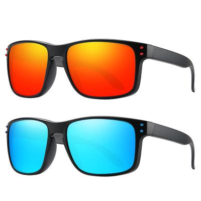 China 2022 Lightweight Sports Sunglasses Running Polarized Sun Glass Shades With Two Color Outdoor Dots Cycling 100%UV Custom Womens Logo Mens Sunglasses For Men for sale