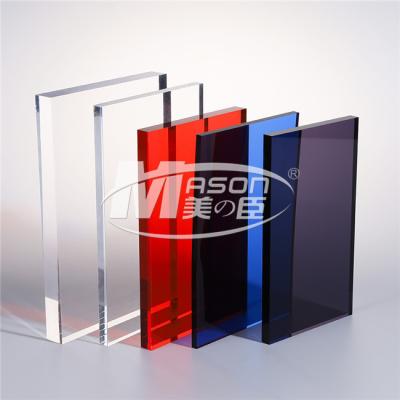 China Lucite Raw Material Color Acrylic Sheet Cast Perspex Sheet 1220x2440mm for sale