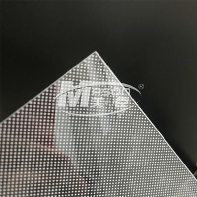 China 1mm LED Acrylic Light Panels For LED Uniform Light Guide Light Panel for sale