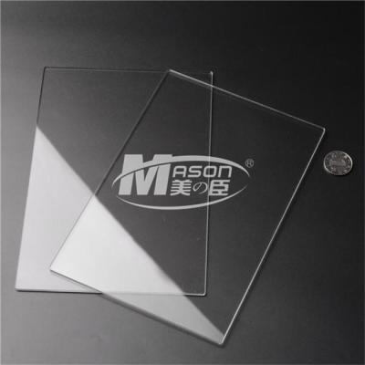 China Mason Heat Resistant Clear Acrylic Plastic Sheets pespex For Sneeze Guard for sale