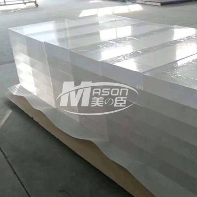 China 100% Pure Cast PMMA Thick Plexiglass Sheet Acrylic Fish Aquarium Swimming Pool for sale