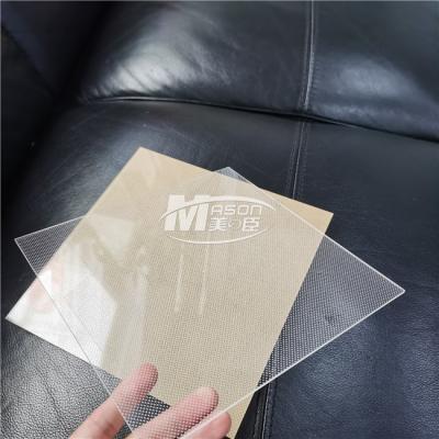 China 15mm 1220x2440mm Mitsubishi Acrylic Light Guide Plate LGP for LED Panel  for sale