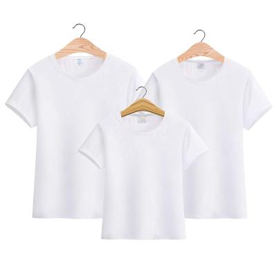 China Wholesale Anti-Wrinkle Printing Shirt Men's Blank White T-shirt Simple Custom Made T-shirt For Sublimation Printing for sale