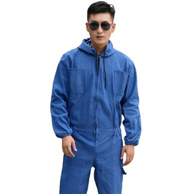 China Outdoor Work Shop and Office Men Polyester Cotton Overalls Cotton Overalls Industrial Mechanic Uniform for sale