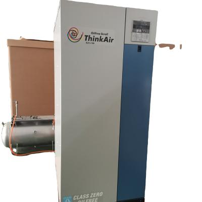 China Hitachi Anest Iwata Oil Free Scroll Air Compressor 7.5kw 8-10 Bar Oil Free for sale