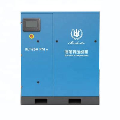 China 18.5kw lubricated screw air compressor on sale for sale