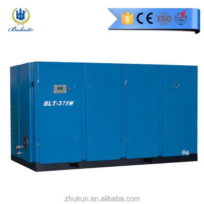 China Big Red 280kw 51m3/min Air Lubricated Electric Screw Compressor Drilling Machine for sale