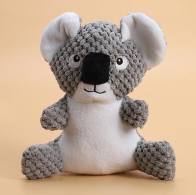 China Wholesale Dogs and Bears Cloth Pet Toy Squeaky Bite-resistance Plush Dog Toy Baby Koala for sale