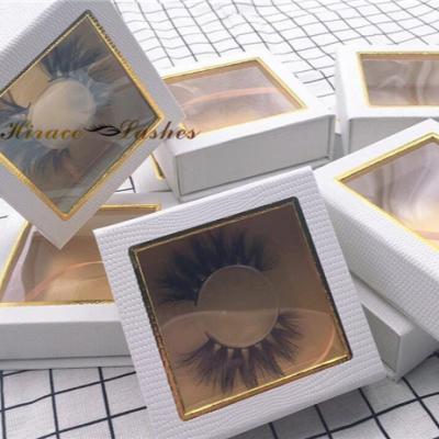 China Natural Soft Bling Bling Faux Stone Box Real Private Label 100% Mink Fur Eyelashes for sale