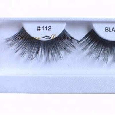 China NEW 2022 NEW Soft Natural 100% Human Hair Fake Tape Eye Lashes With Thin Clear Tape for sale