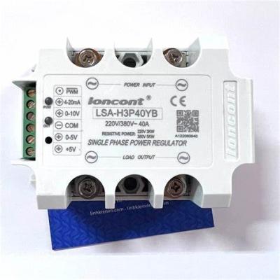 China Industrial automation Loncont LSA-H3P15YB single phase fully isolated AC voltage module thyristor power regulator regulating solid state relay for sale