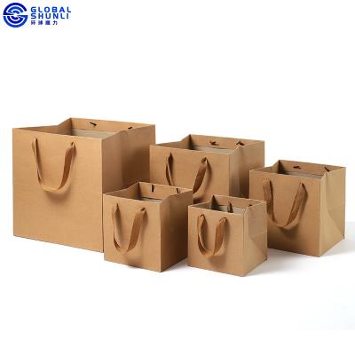 China Handmade Global Shunli Customized Paper Bags Packaging Paper Bags Shopping Paper Bag for sale