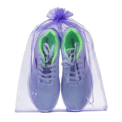 China Eco-Friendly Sheer Personalized Wholesale Clear Custom Organza Drawstring Gift Bag for sale