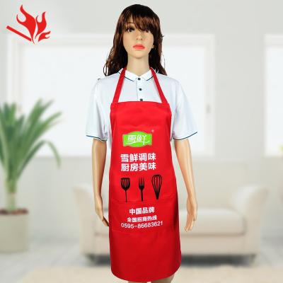 China Drinks / Food Kitchen Customized Canvas Waterproof Apron Serving Apron For Women for sale