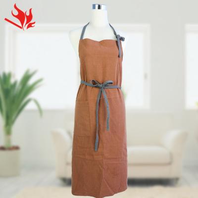 China Original China factory cotton stock linen apron drink/food jute japanese korean style for sale