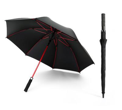 China Modern Stability Huge Outdoor High Strength Custom Logo Umbrella Straight Umbrella For Gifts for sale