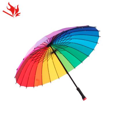 China Modern Multicolor Umbrella With Factory Cheap Promotion Logo Printed UV Protection Beach Umbrella for sale