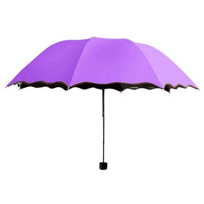 China Modern High Quality Folding Wind Proof For Women Custom Logo Umbrella With Frame 8K Anti-UV Umbrella for sale