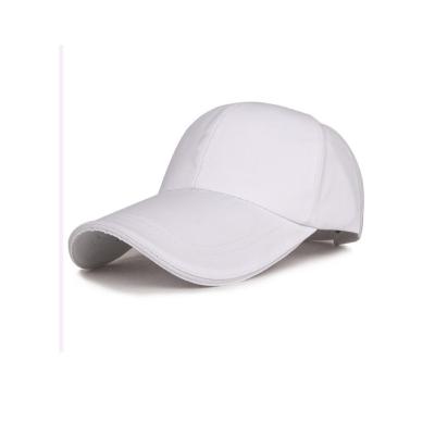 China White Cotton Baseball Cap Sale Long Brim Fashion Convenient Warm Hat Summer Sun Hat Fashion Summer Hat Unisex Women for sale