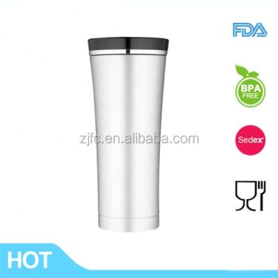 China Factory Directly Sustainable Material Stainless Steel Mug With Black Plastic Lid for sale