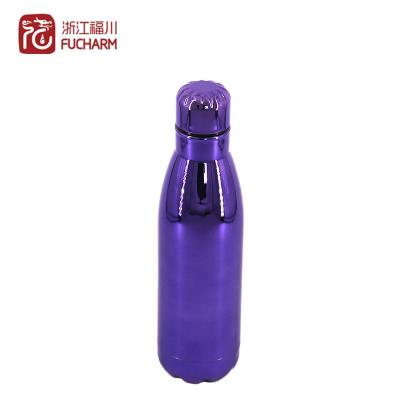 China Fashion 500ml Stainless Steel Style Design Vacuum Viable Reusable Cola Bottle Reusable Cola Bottle for sale