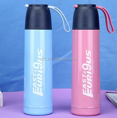 China Zhejiang Viable Fucharm Double Wall Stainless Steel Water Bottle Vacuum Insulated In Bullet Shape for sale