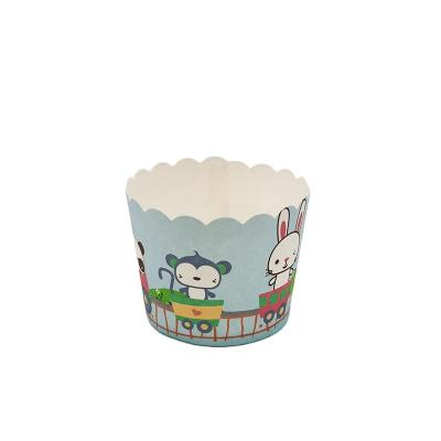 China Disposable High Temperature Resistant Small Medium Hard Cake Roll Cup Small Mechanism Cup for sale