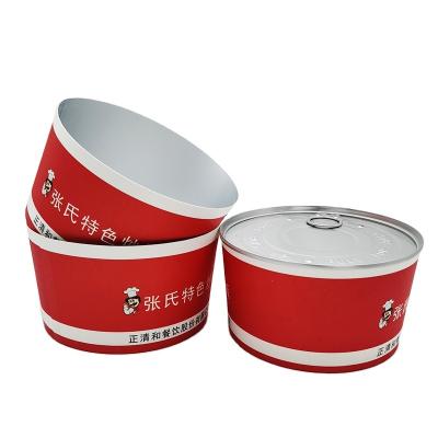 China Safe Disposable Aluminum Foil Bowl Food Bowl With Easy Pull Cover Safety And Health Seal for sale